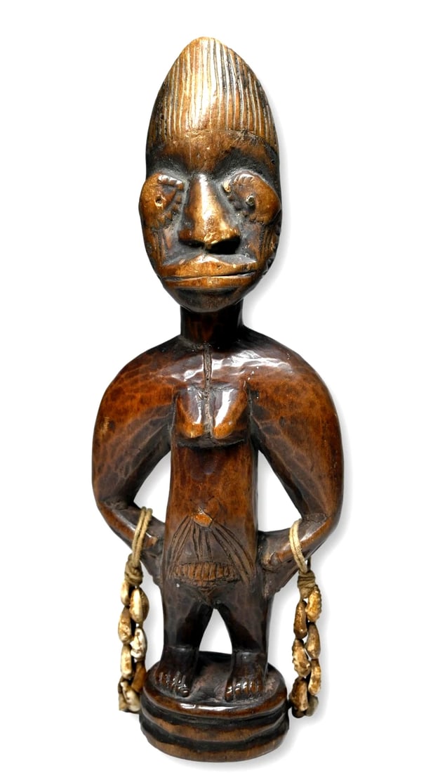 A Fine Old Yoruba Ibeji Twin Effigy (1 of 5)