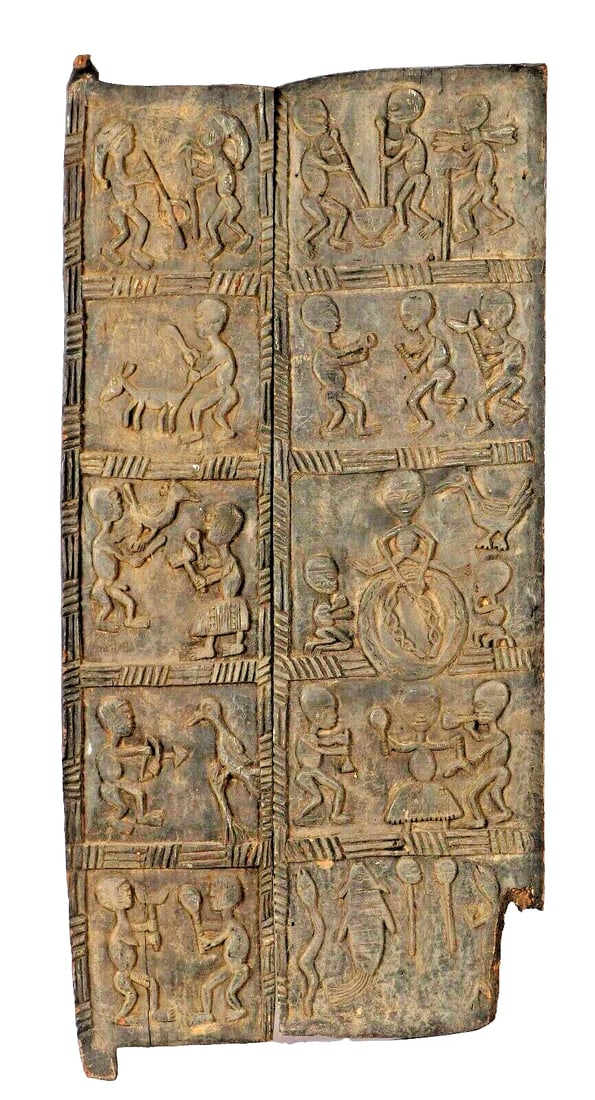 A Yoruba Diviners House Door (1 of 6)