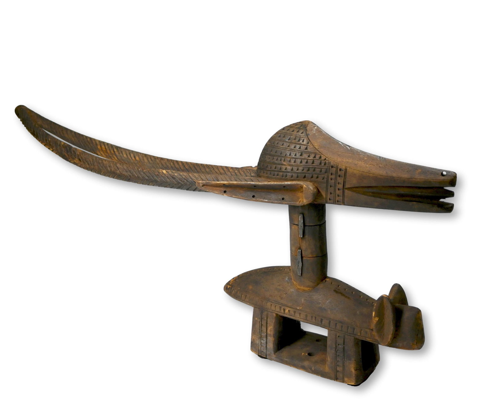A Bamana Chiwara Antelope Headdress (1 of 7)