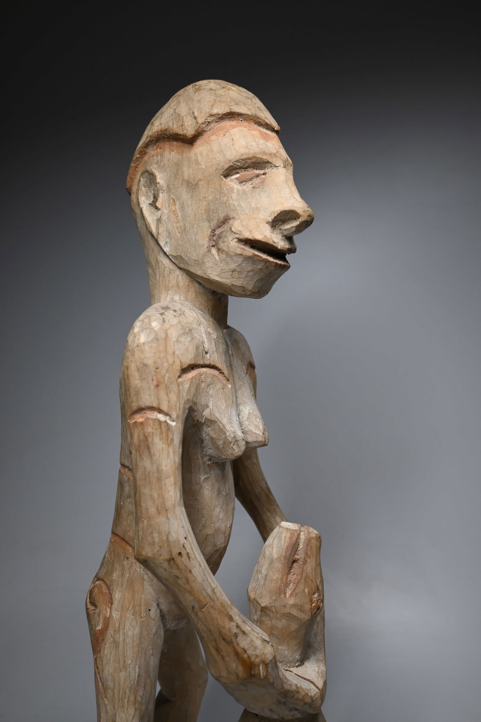 A Female Asmat Ancestor Sculpture - 5