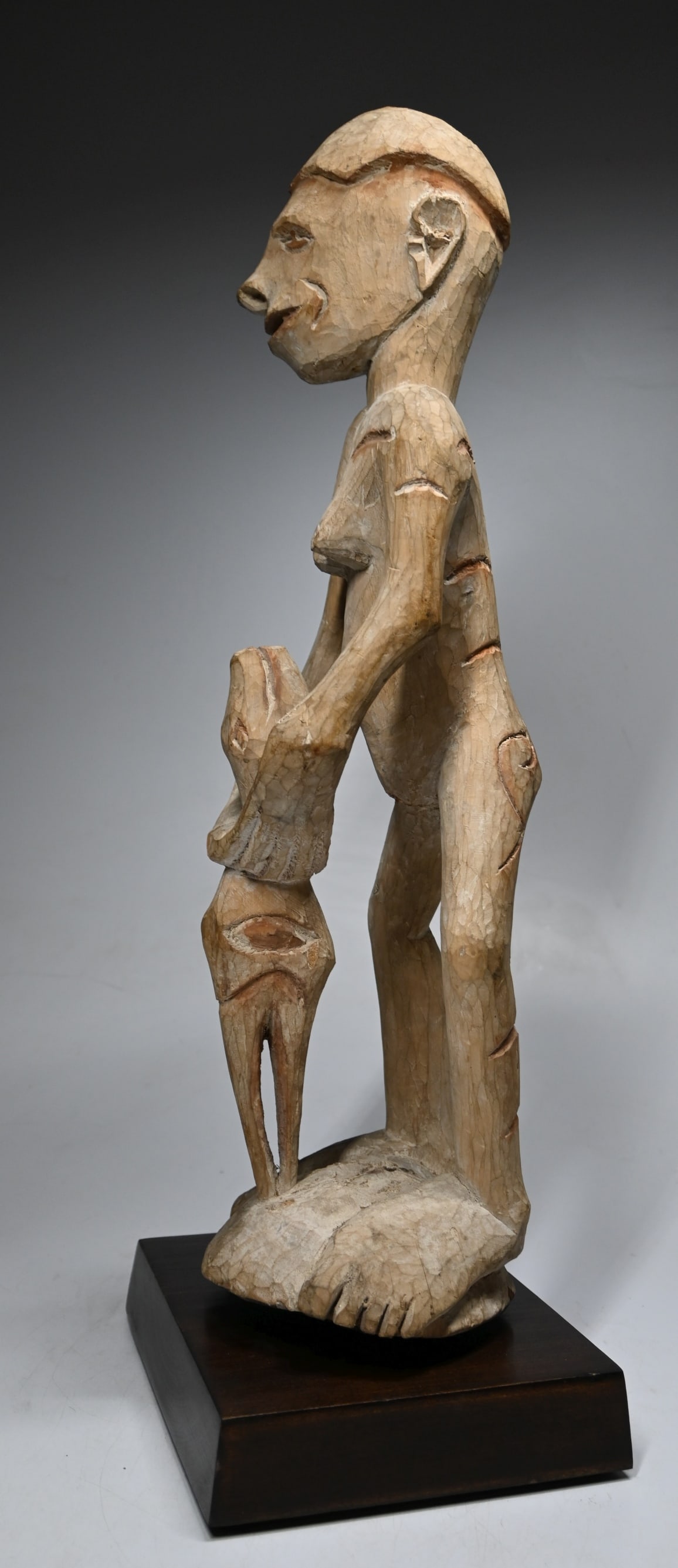 A Female Asmat Ancestor Sculpture - 7