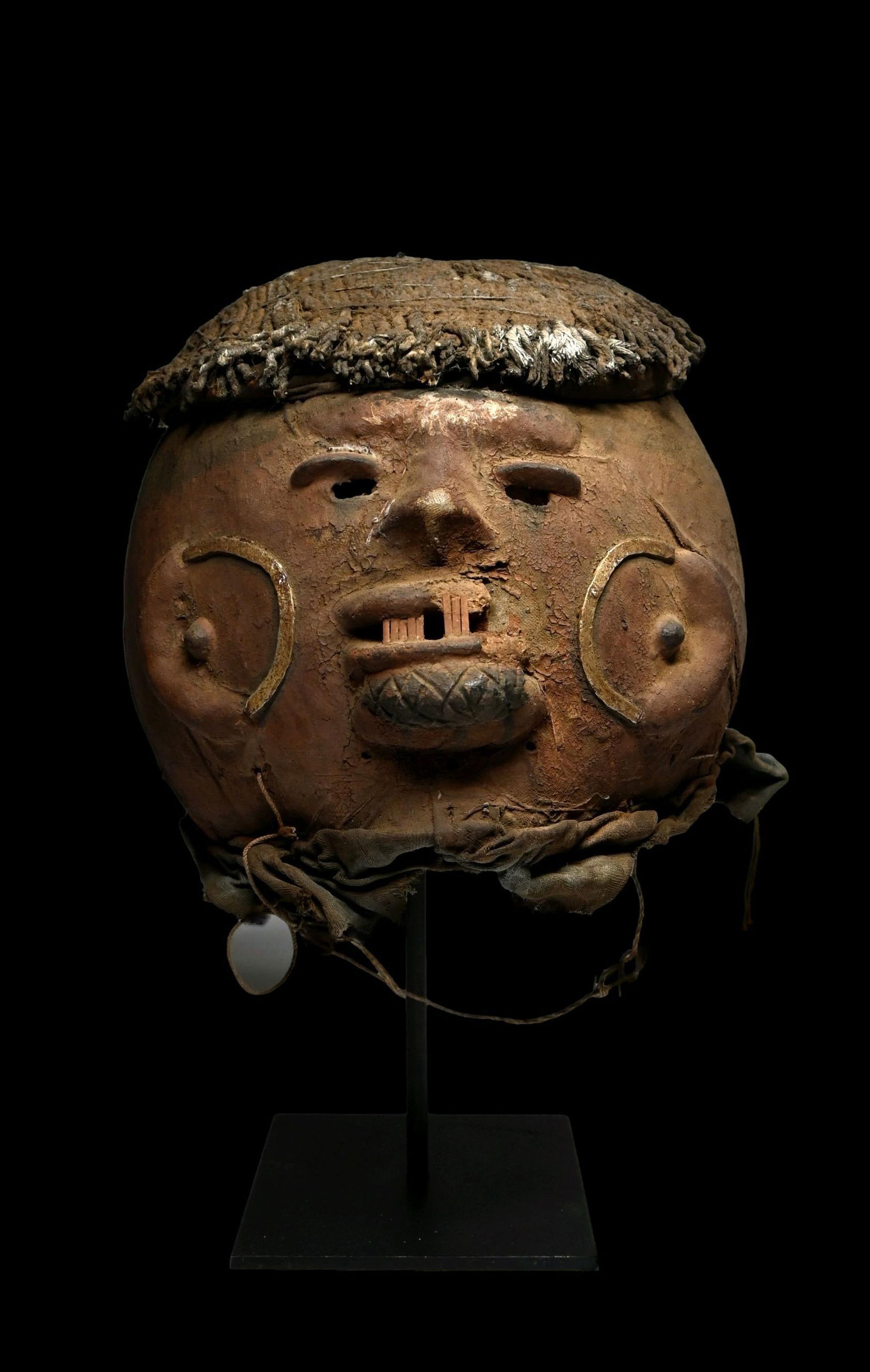 Rare Yoruba Ekiti Gourd Mask (1 of 8)