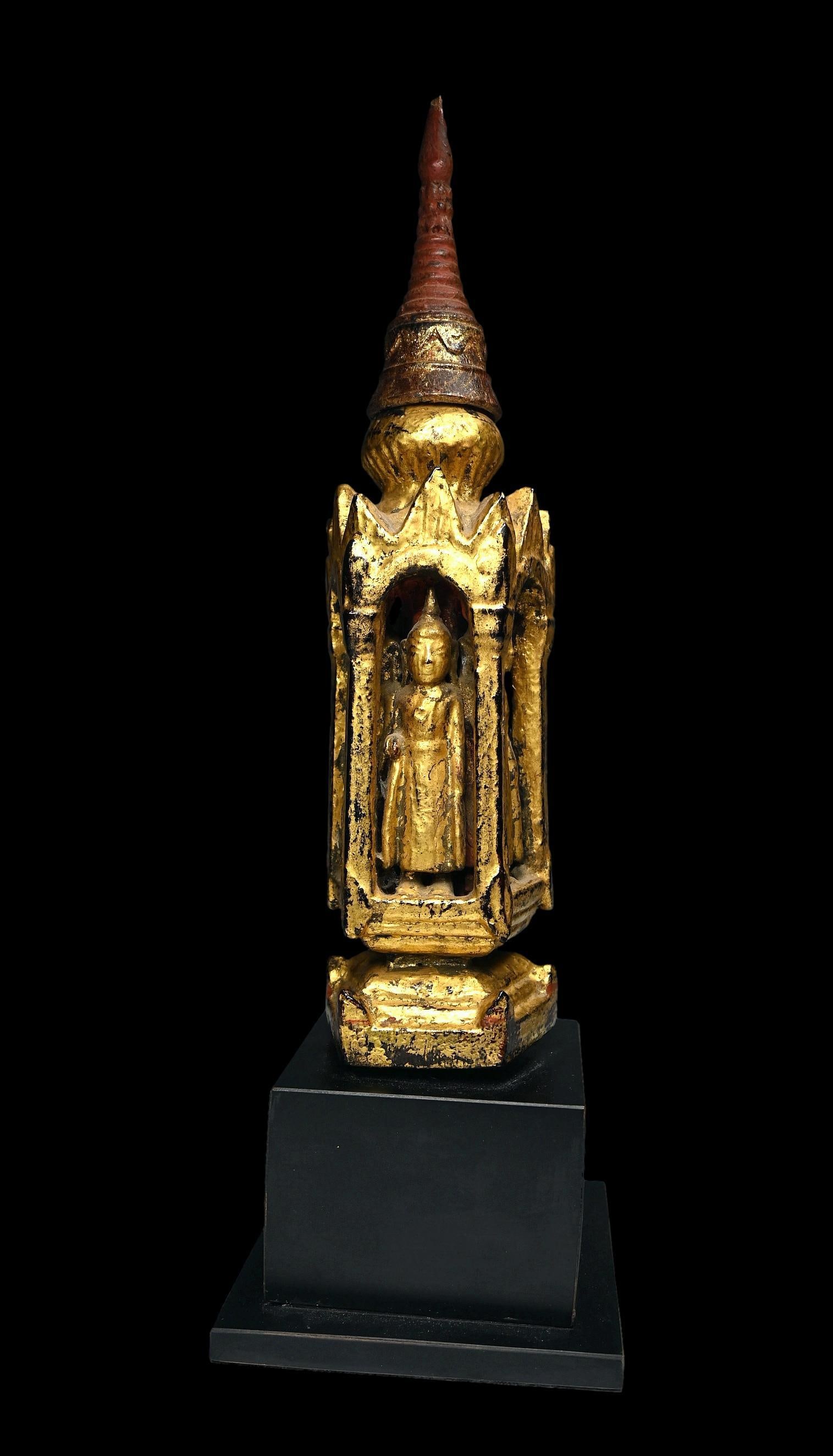 19th Century Buddhist Stupa from Burma (1 of 6)