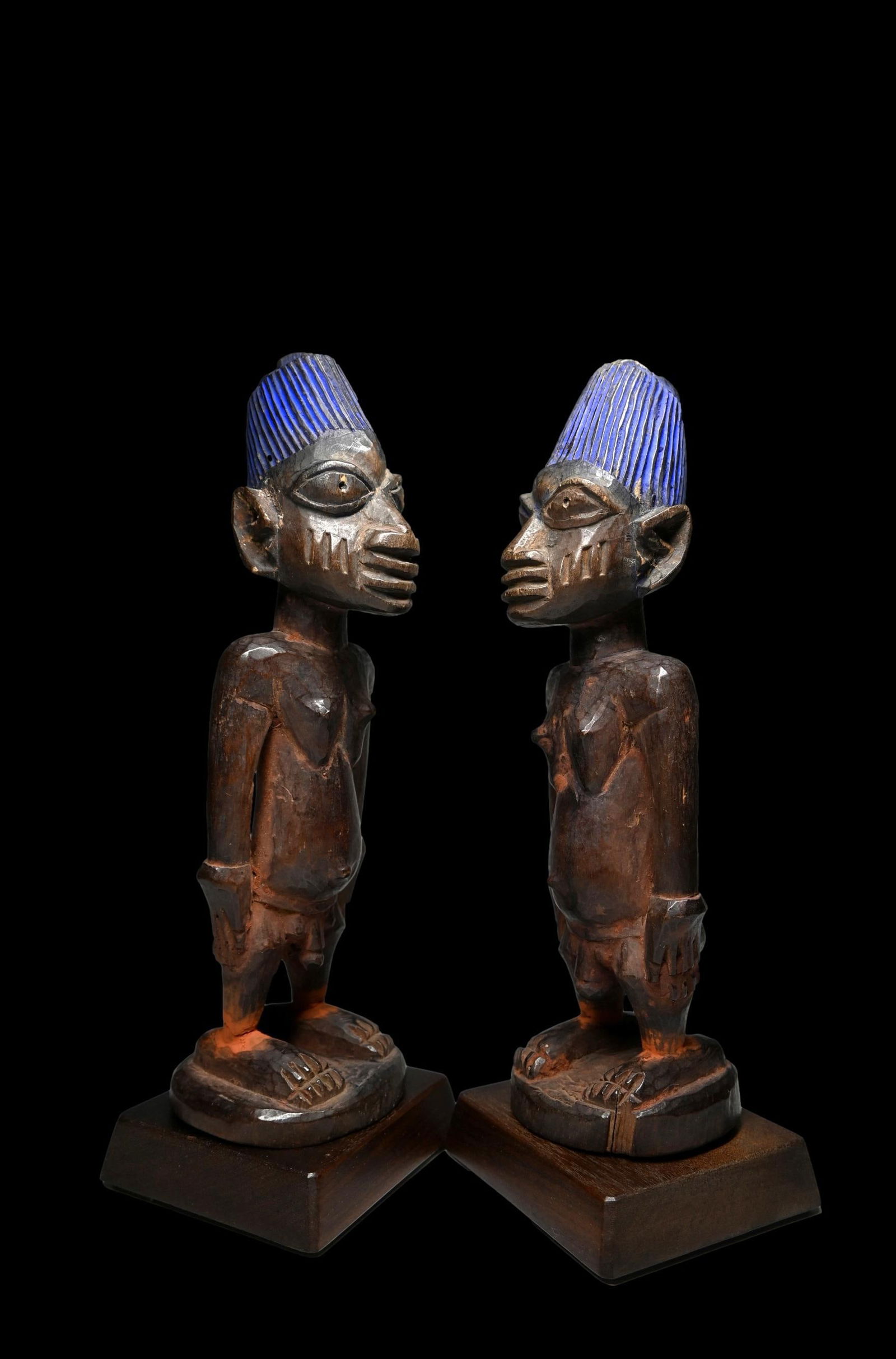 A Pair of Male Ibeji Twin Idols (1 of 6)