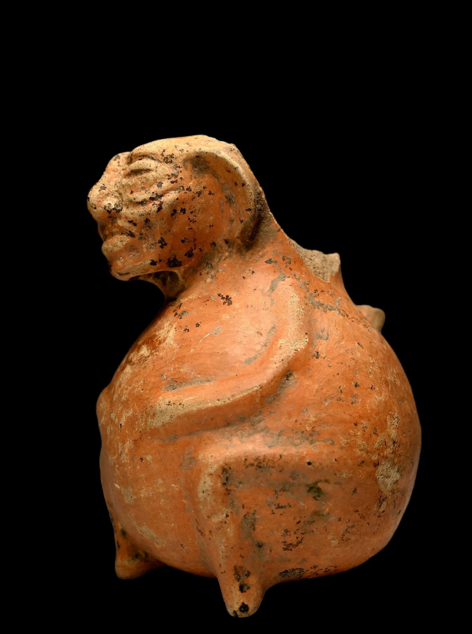 Maya Anthropomorphic Vessel 300-500 AD (1 of 7)