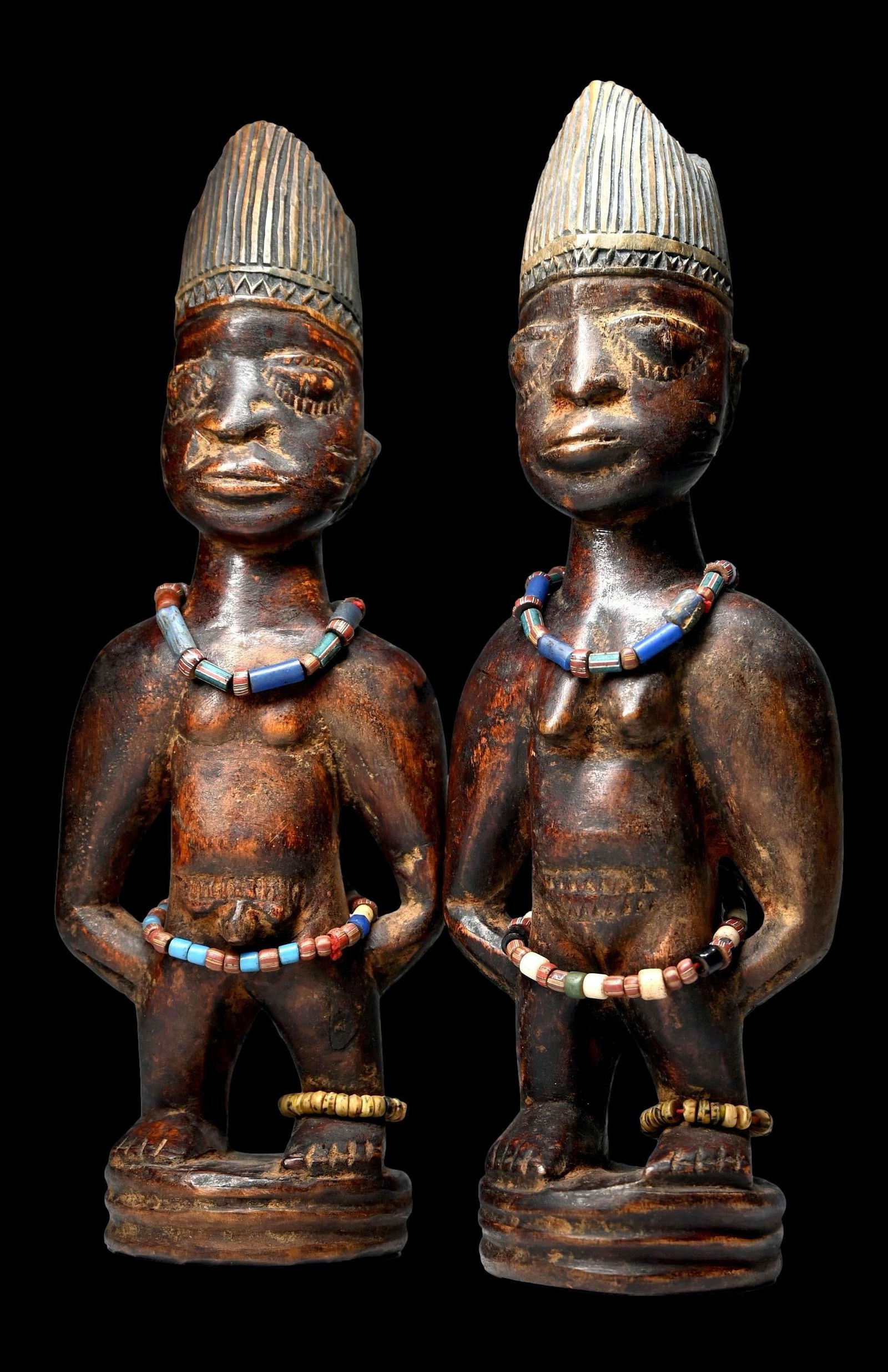 A Pair of Yoruba Ibeji Twin Figures (1 of 4)