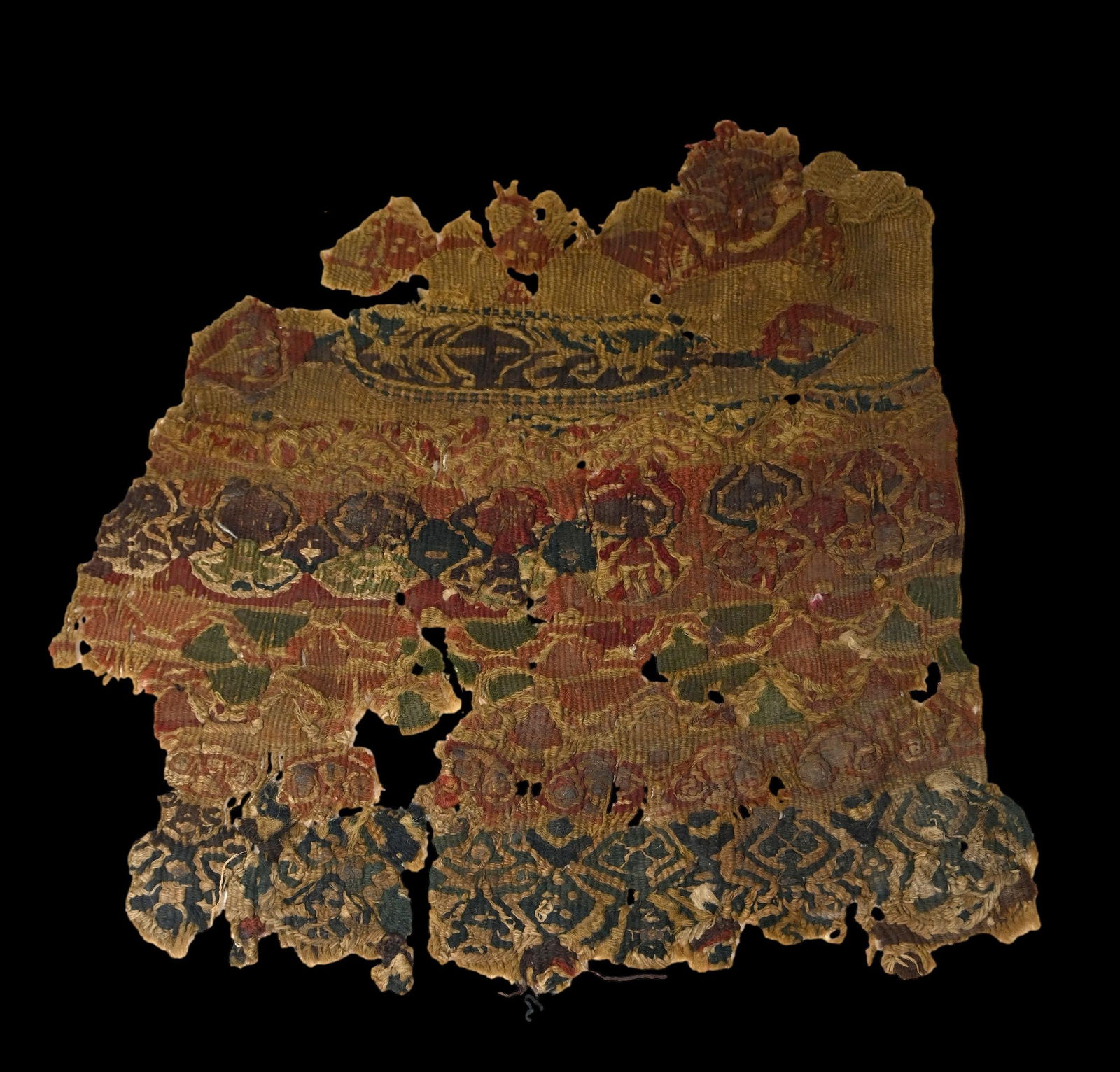 Ancient textile Fragment 3rd-10thcentury Egypt (1 of 5)