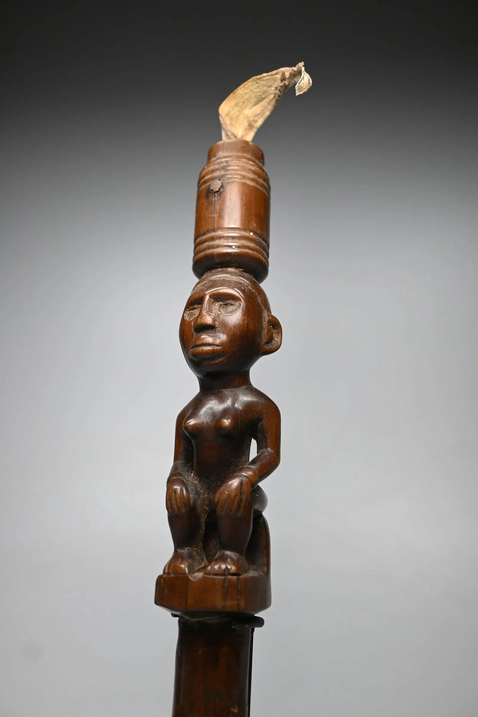 A Bakongo Fly Whisk Handle Ex J. Camp Gallery - 2