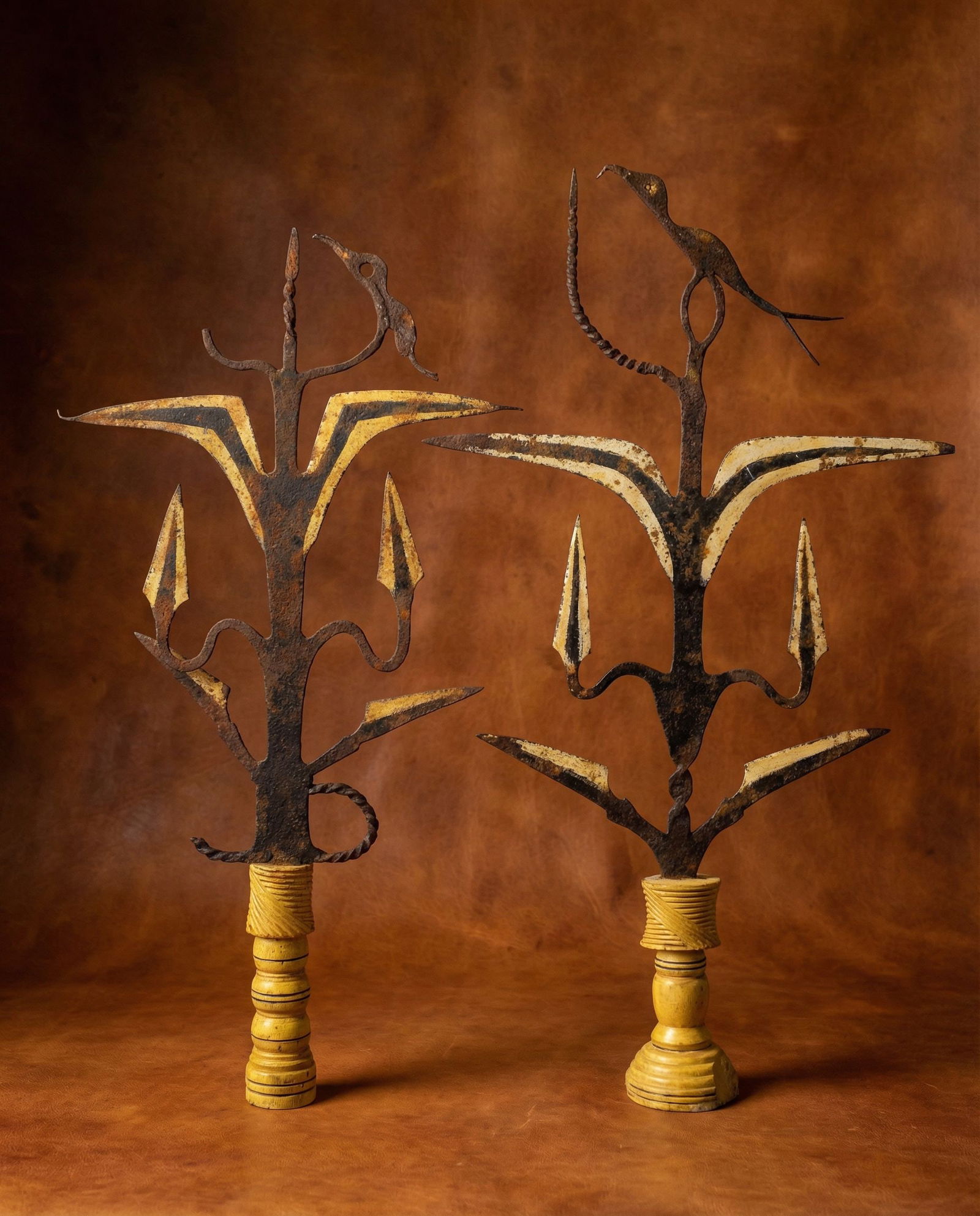 Rare Pair of Mangbetu Currency Knives Ex Levitt Collection (1 of 5)