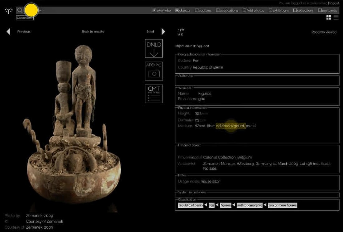 A Fon Shrine Altar - 2