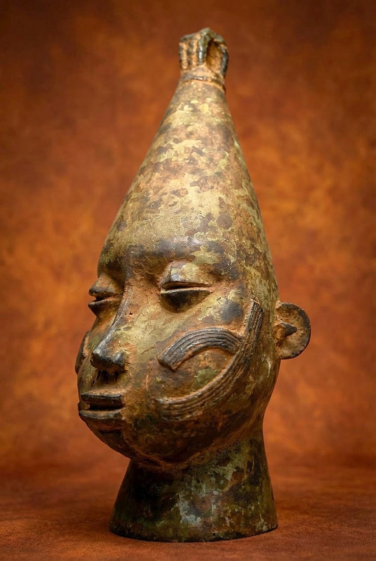 Antique Bronze Ritual Bell from the Yoruba (1 of 6)