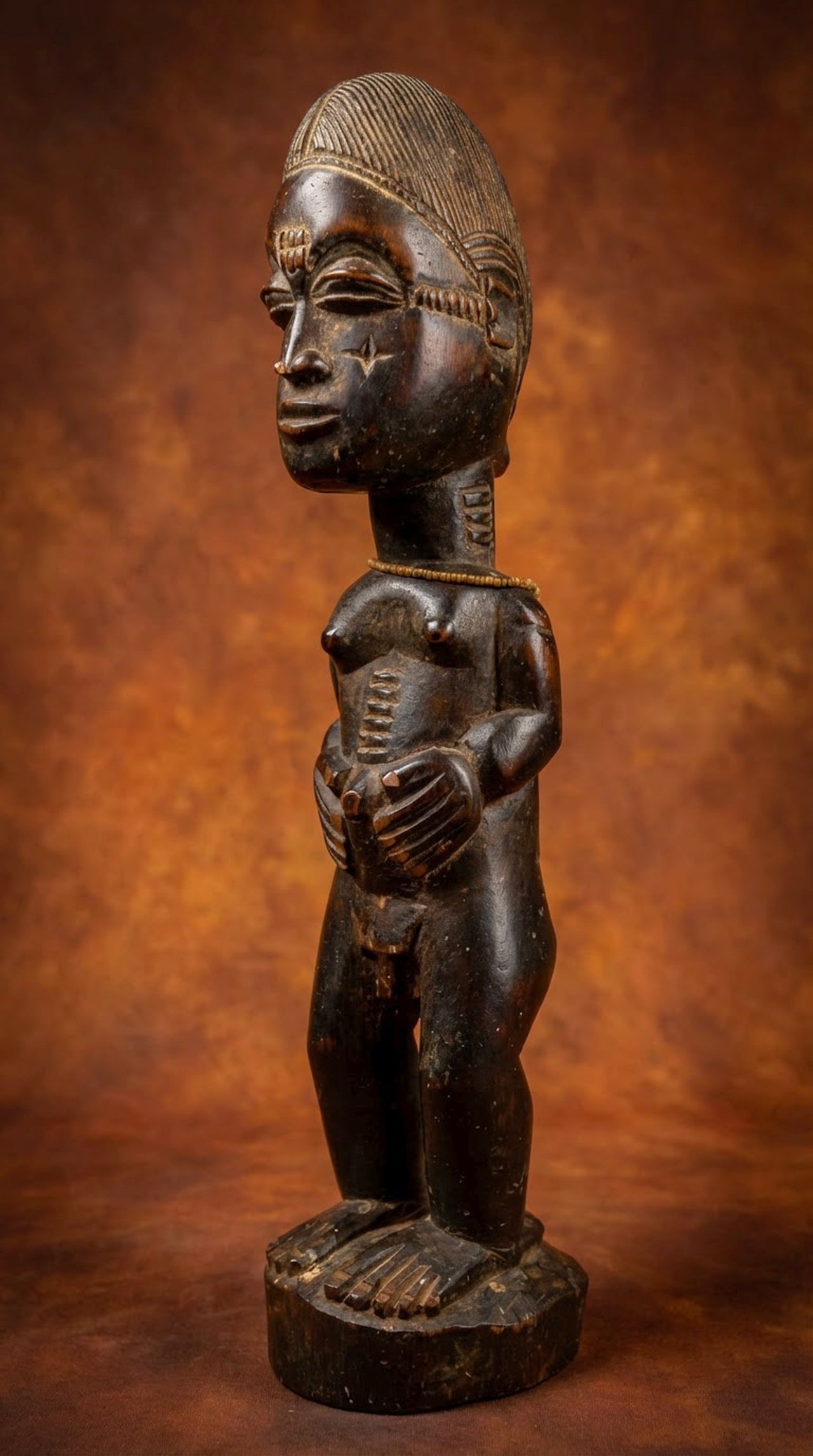 A Baule Male Sculpture (1 of 5)