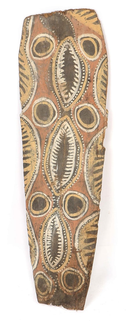 A Kwoma Washkuk Bark Panel from a Meeting House - 4