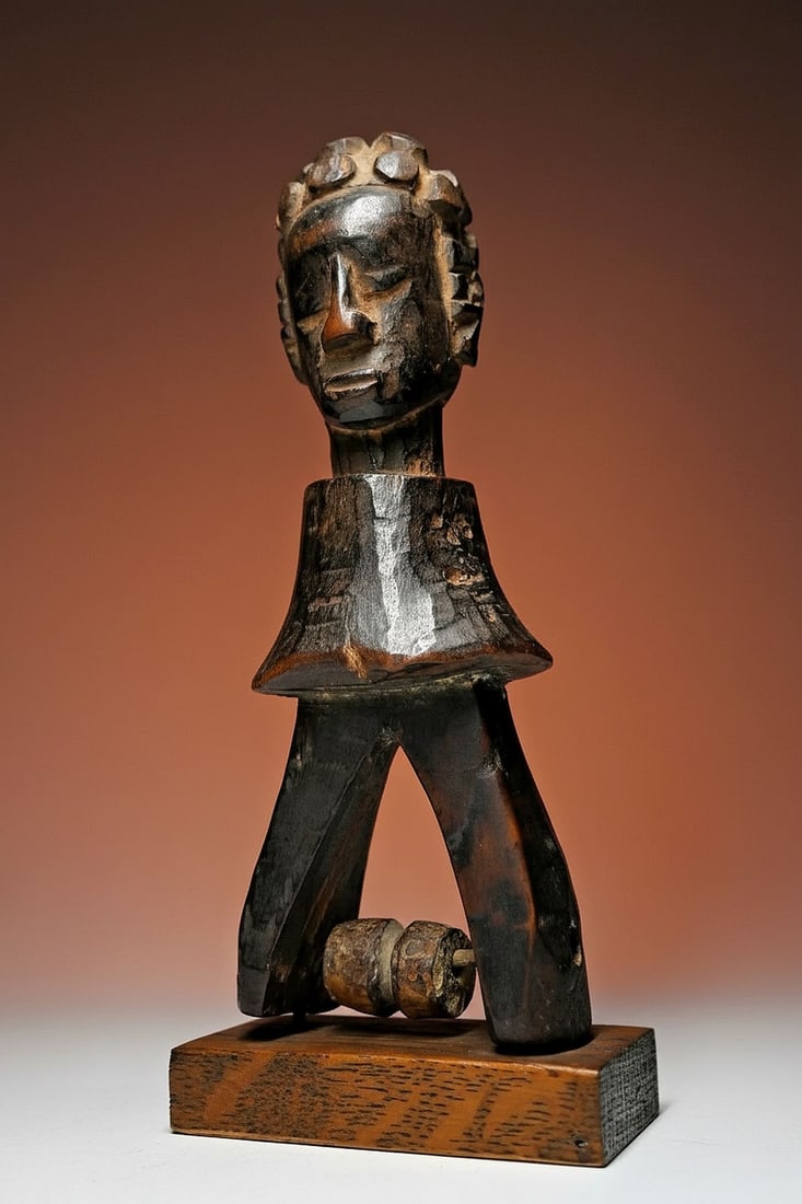 Unusual Bamoun Weaving Pulley Ex Greene Collection (1 of 5)