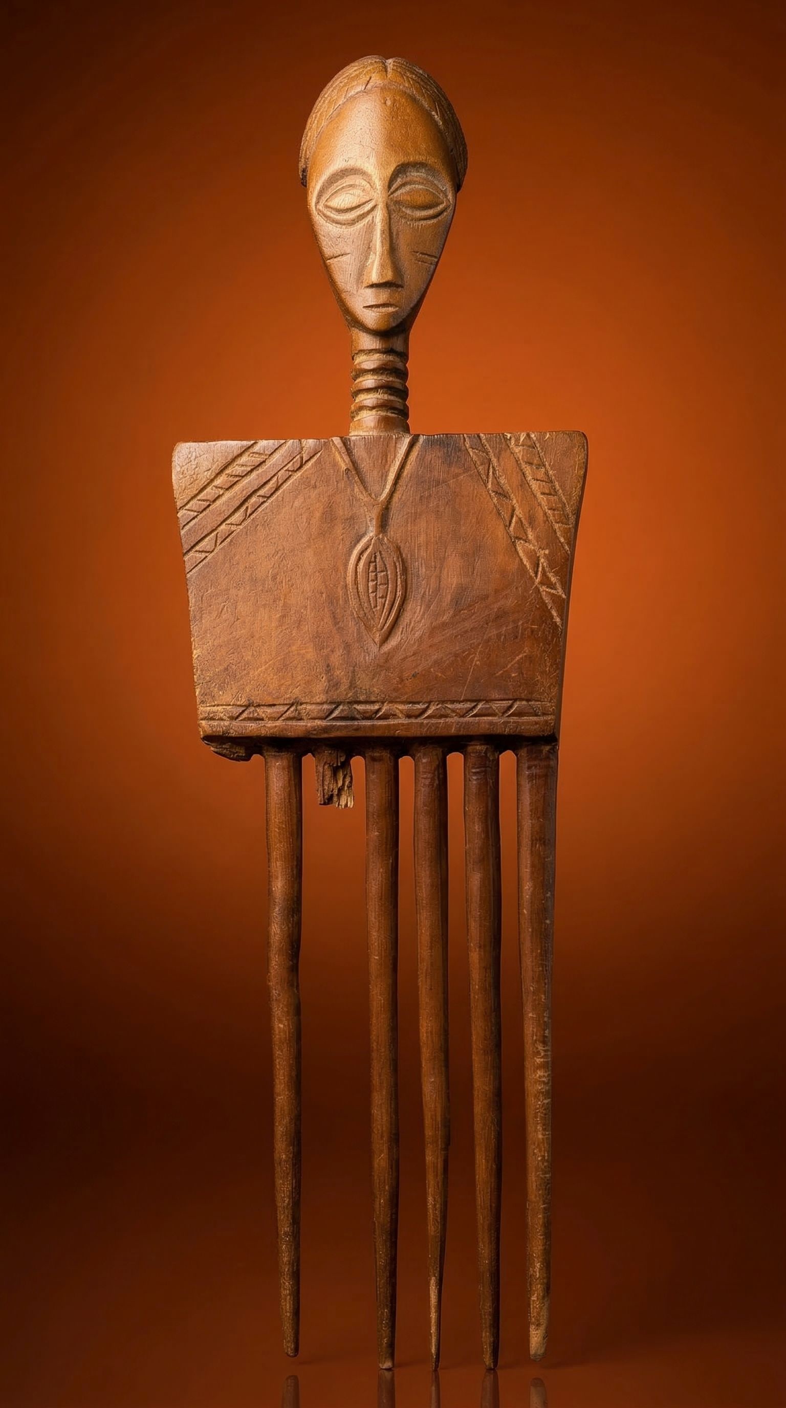 Old And Well Used Baule Comb Ex Kahan Gallery (1 of 1)