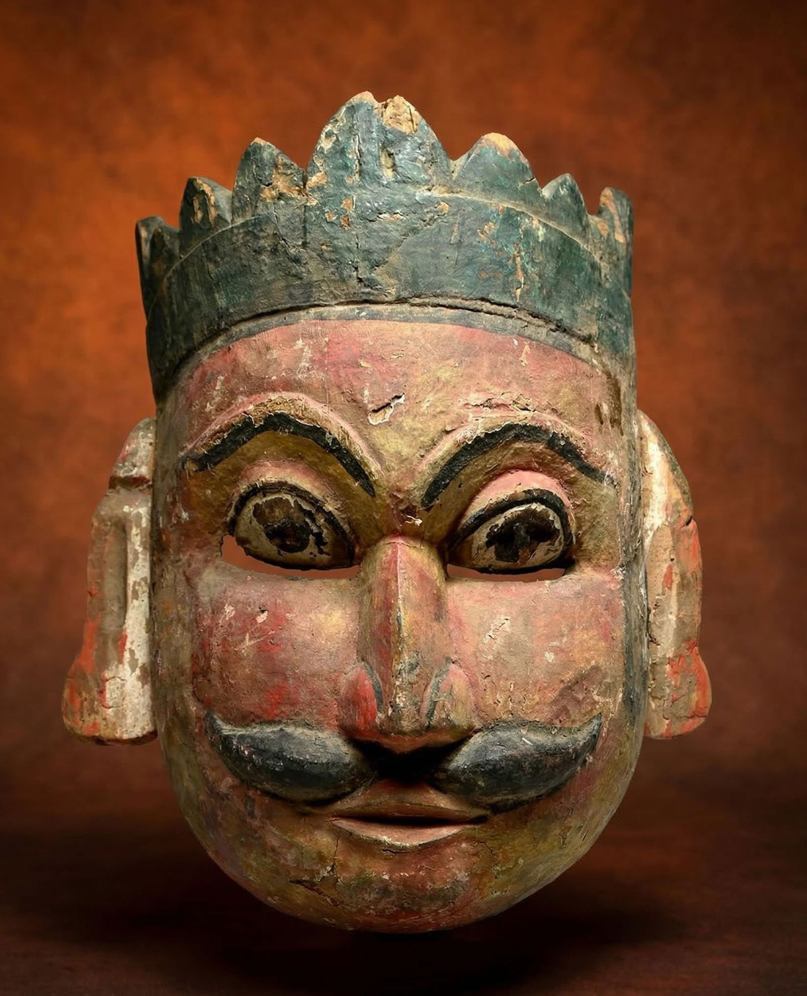 Old Folk Dance Mask from India (1 of 1)