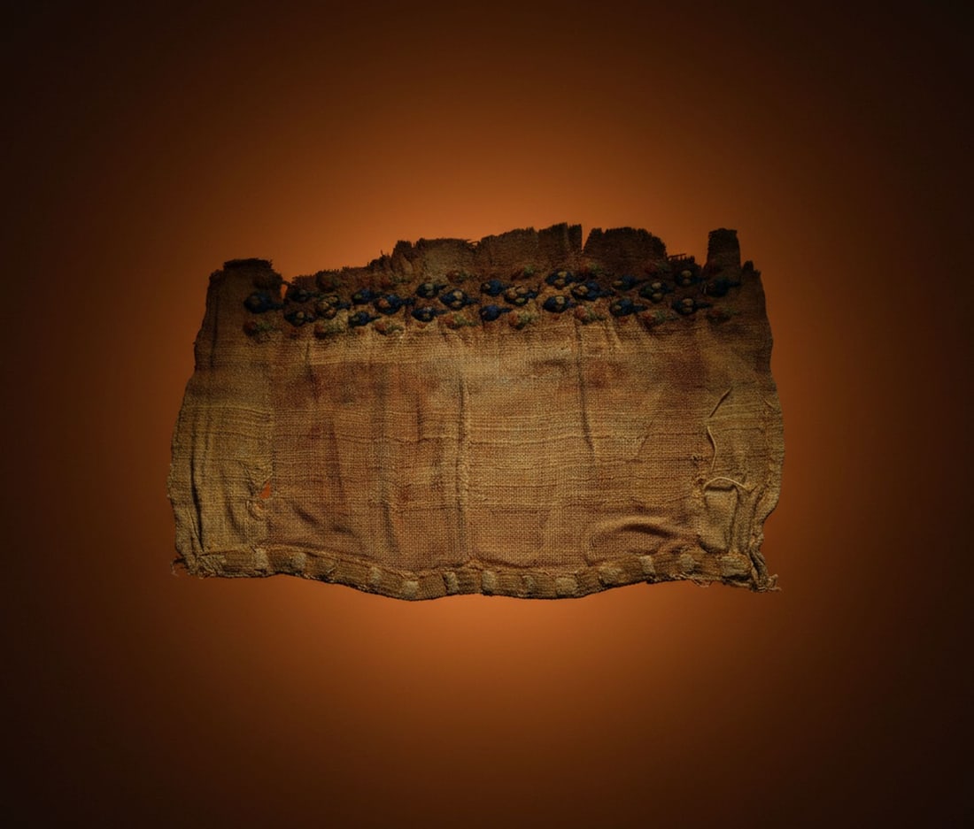 Large Coptic Textile Fragment 3rd-5th century (1 of 4)