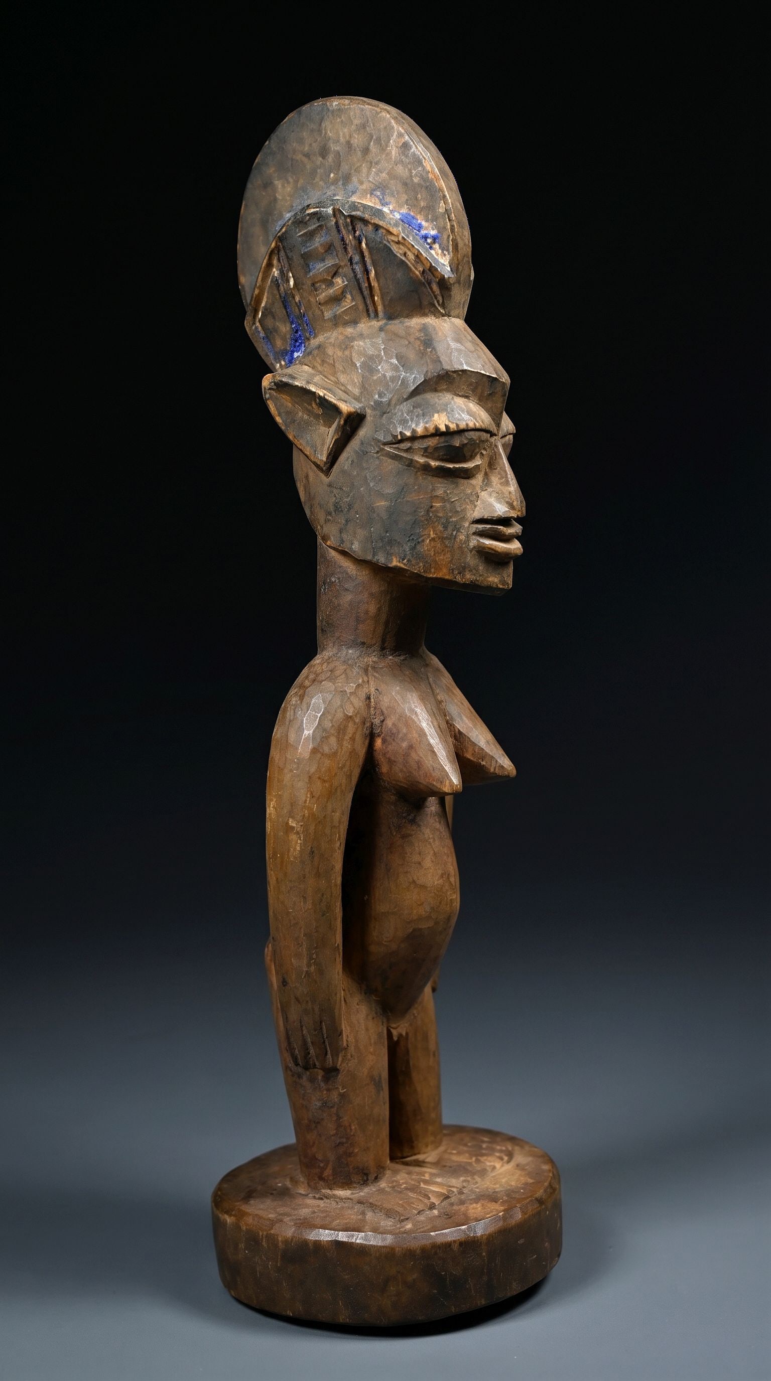 A Yoruba Female Ibeji Twin Figure (1 of 1)