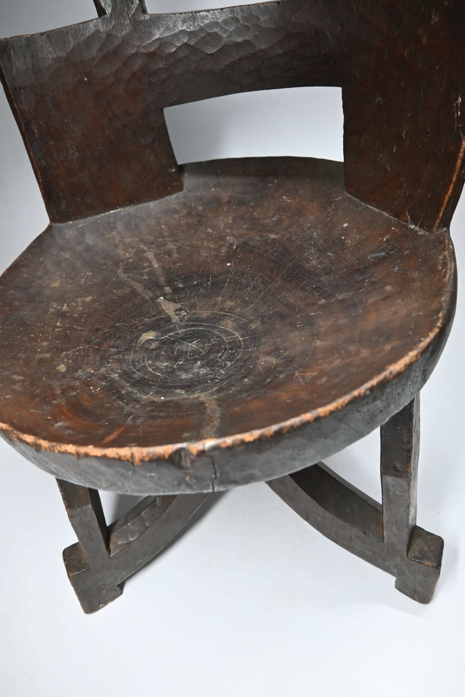 Solid Oromo Chair from Ethiopia - 4