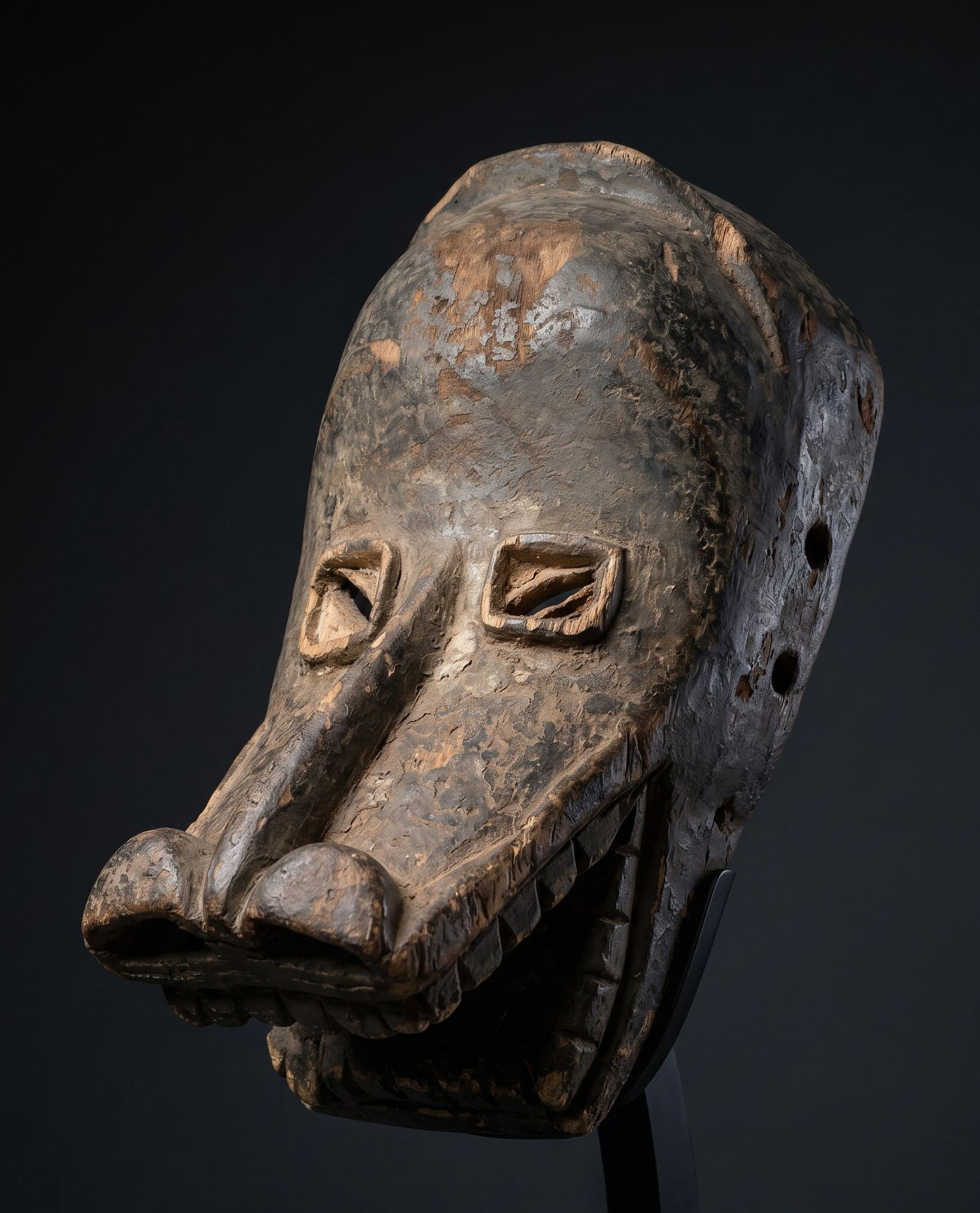 A Bamun Zoomorphic Ritual mask (1 of 2)