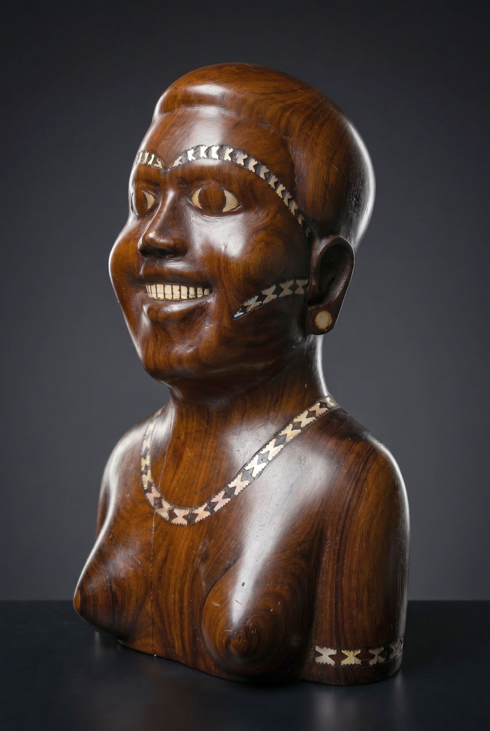 A Solomon Island Bust Ex Christies Auction (1 of 2)
