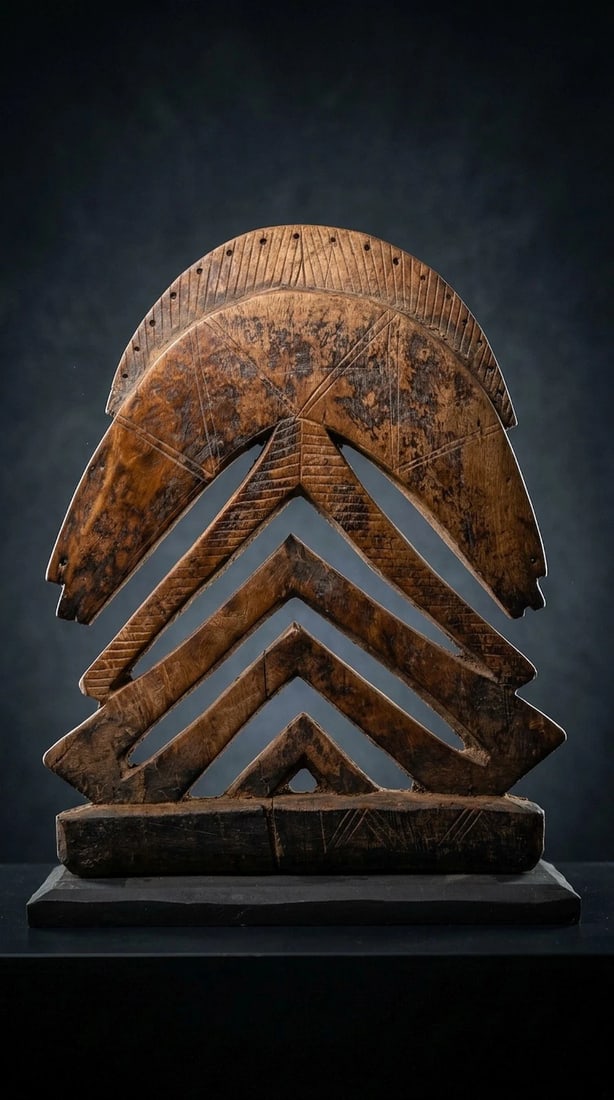 A Bamana Chiwara Abstract Headdress Ex Scanzi Collection (1 of 6)