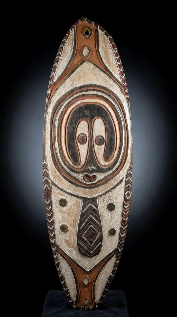 A Kerewa Gope Board from Papua New Guinea (1 of 6)