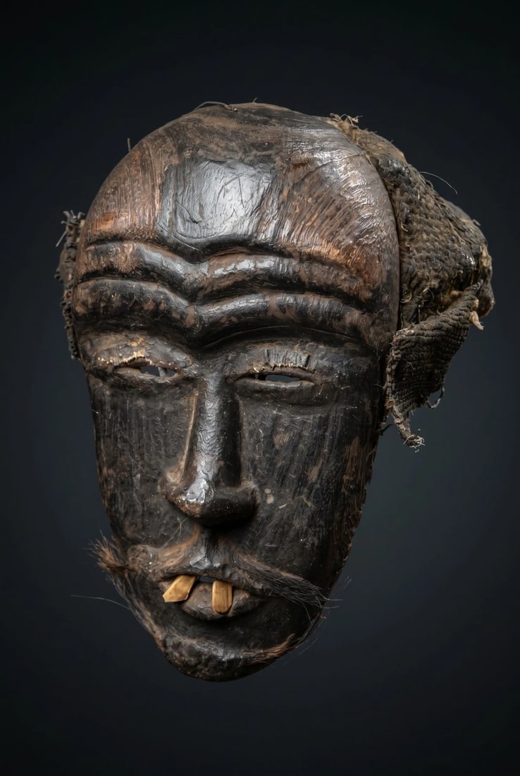 A Chokwe Katoyo Mask Field Collected 1970s (1 of 6)
