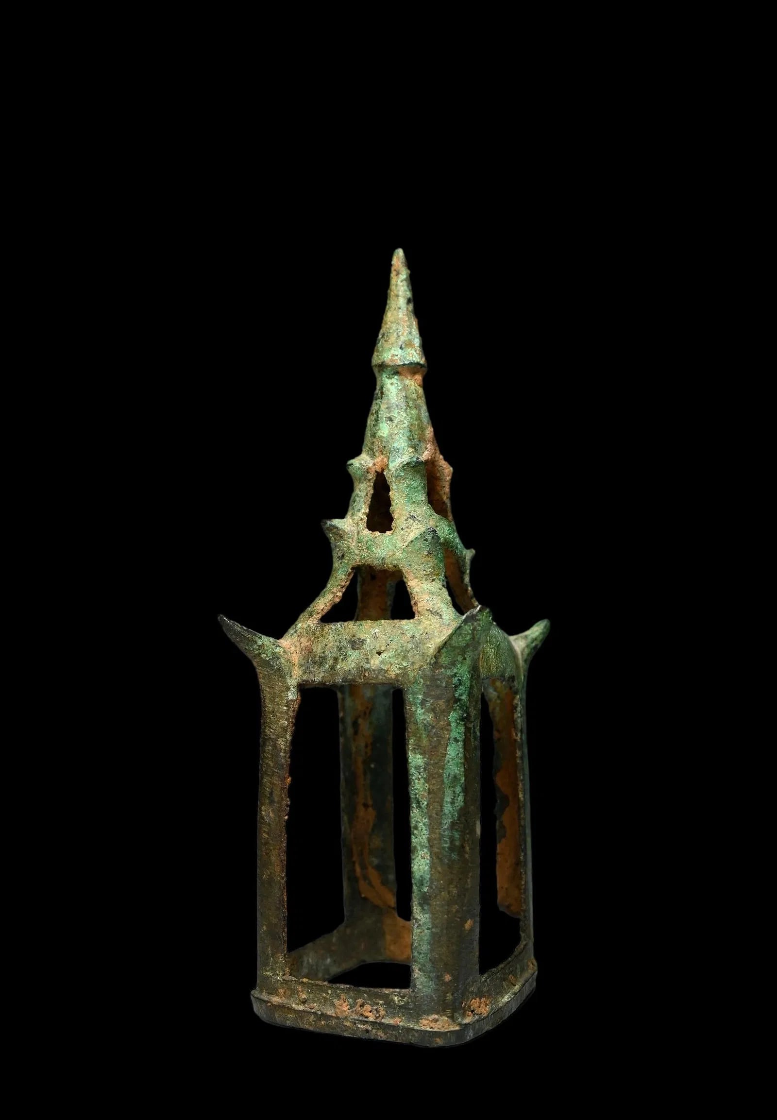 18-19th Century Buddhist Bronze Stupa (1 of 6)
