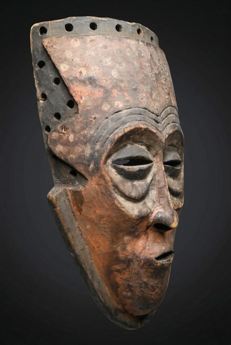 A Kuba African mask (1 of 5)
