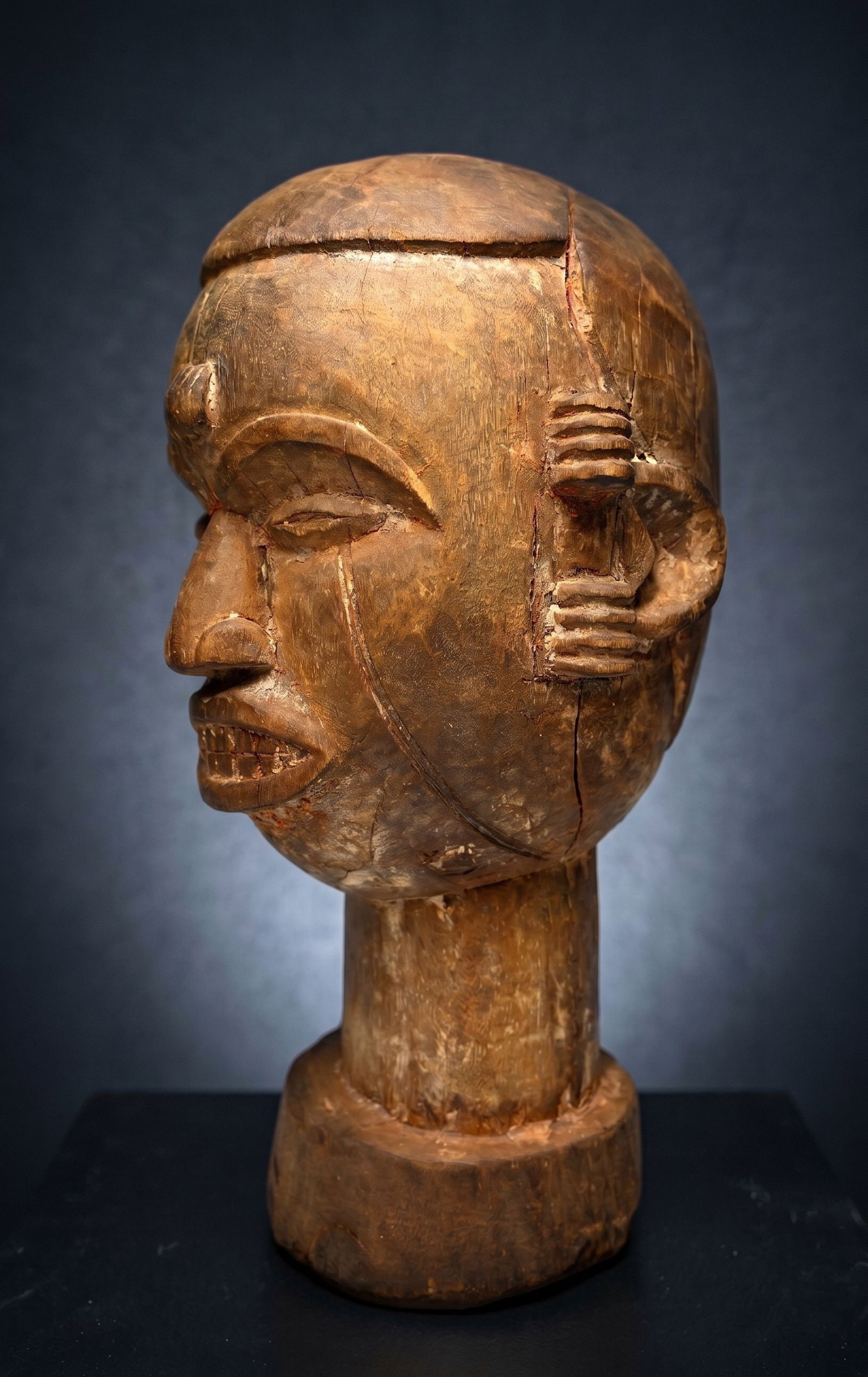 Old Idoma Dance Crest, African Art (1 of 6)