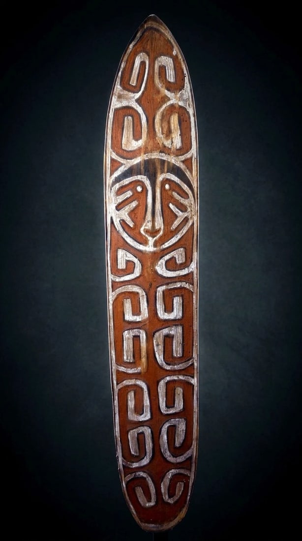 A Weathered Old Kikori Gope Board From New Guinea (1 of 5)