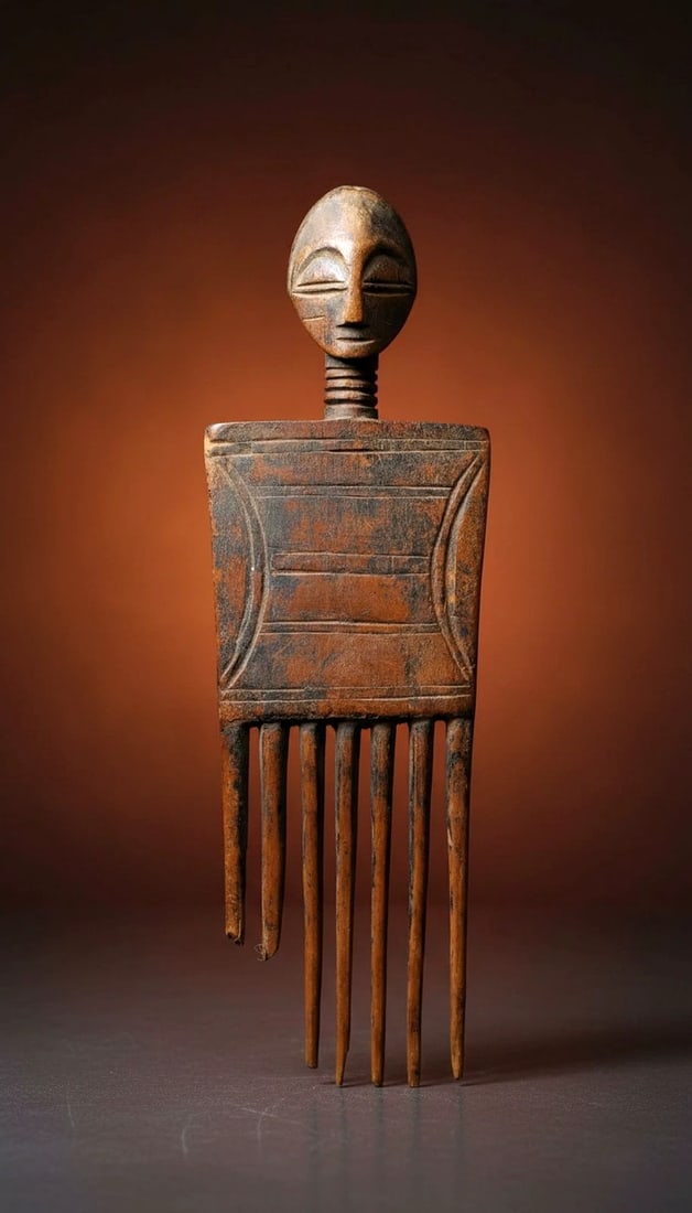 A Akan Comb, African Art (1 of 7)