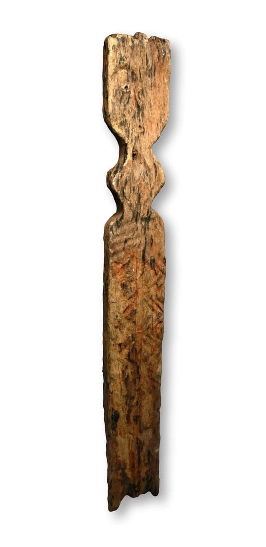 A Eroded Memorial Post From Kenya - 2