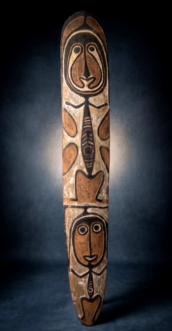A Large Kerewa Spirit or Gope Board (1 of 4)