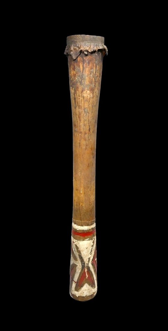 A Rare Telefolmin Drum, Papua New Guniea (1 of 9)