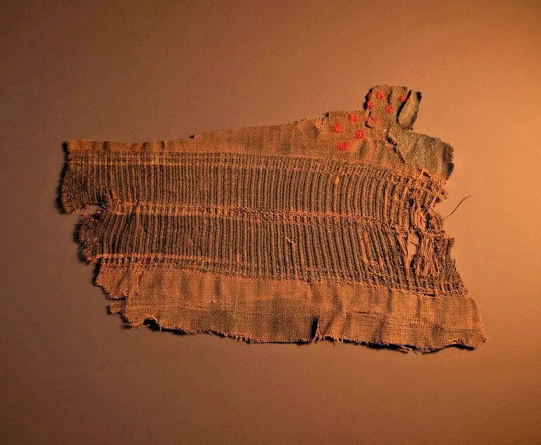 Ancient Coptic Linen fragment 3rd-10th Century Egypt (1 of 4)
