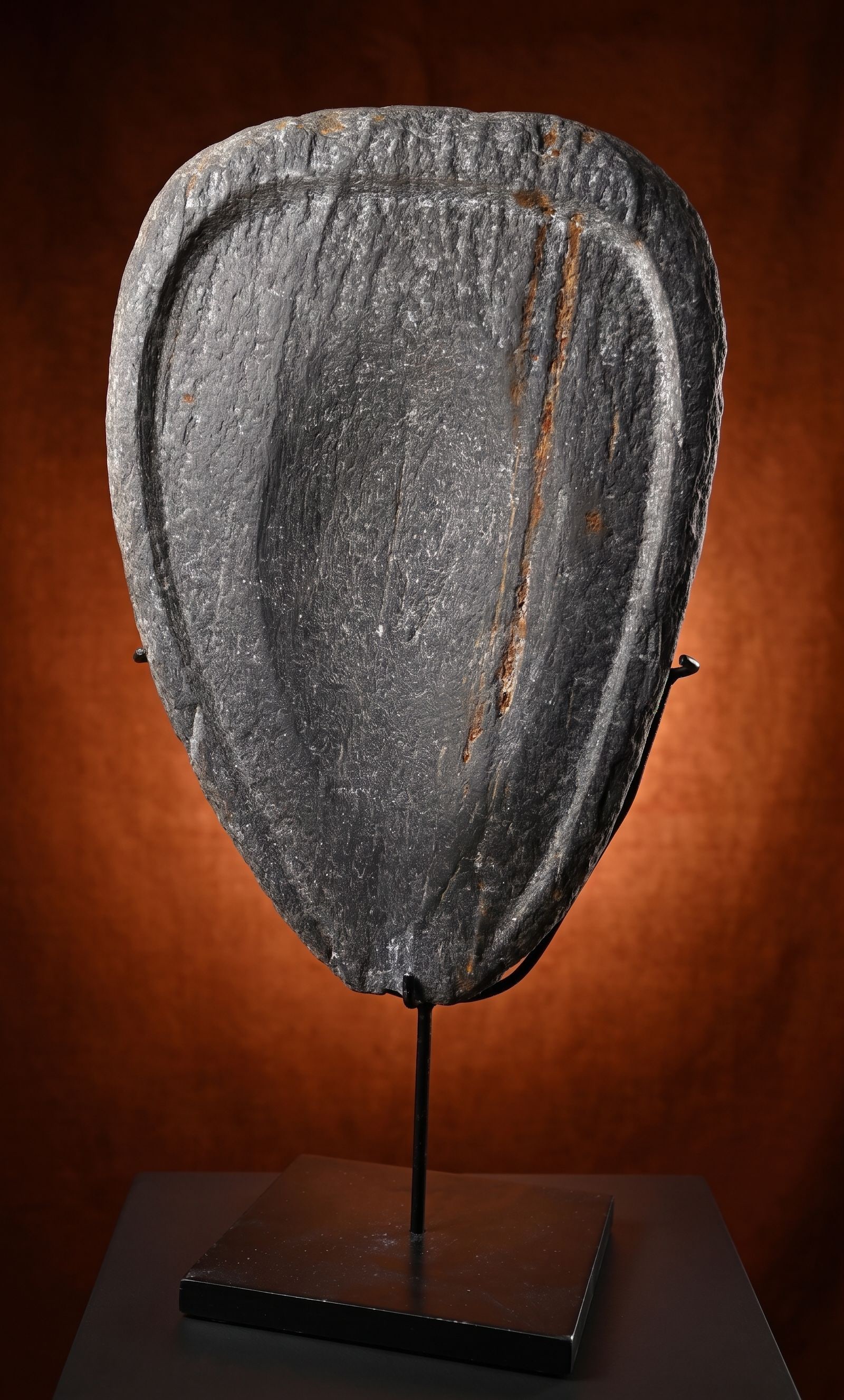 7000-8000 Year Old Neolithic Grinding Stone: According to research about 12,000 years ago, global climate shifts redirected Africa's seasonal monsoons northward, bringing rainfall to a vast expanse of the modern Sahara. This led to the
