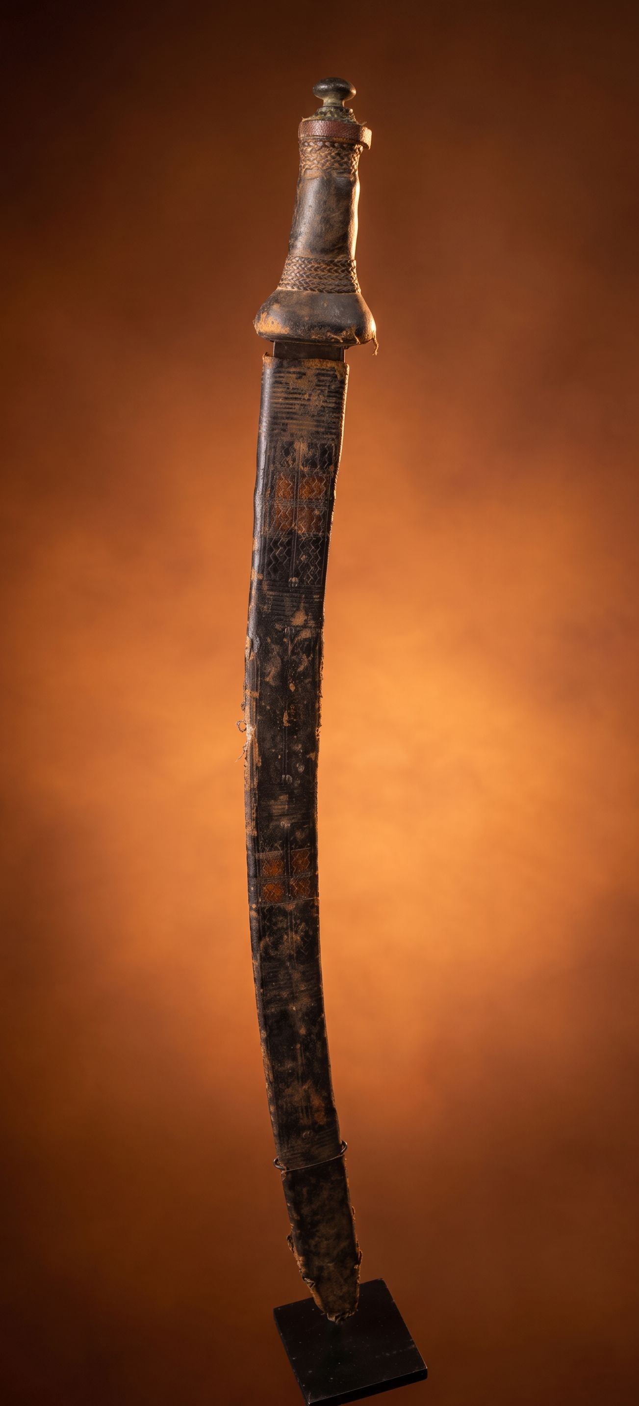 The Sword of a Nomad, Old Tuareg Sword in Sheath (1 of 7)