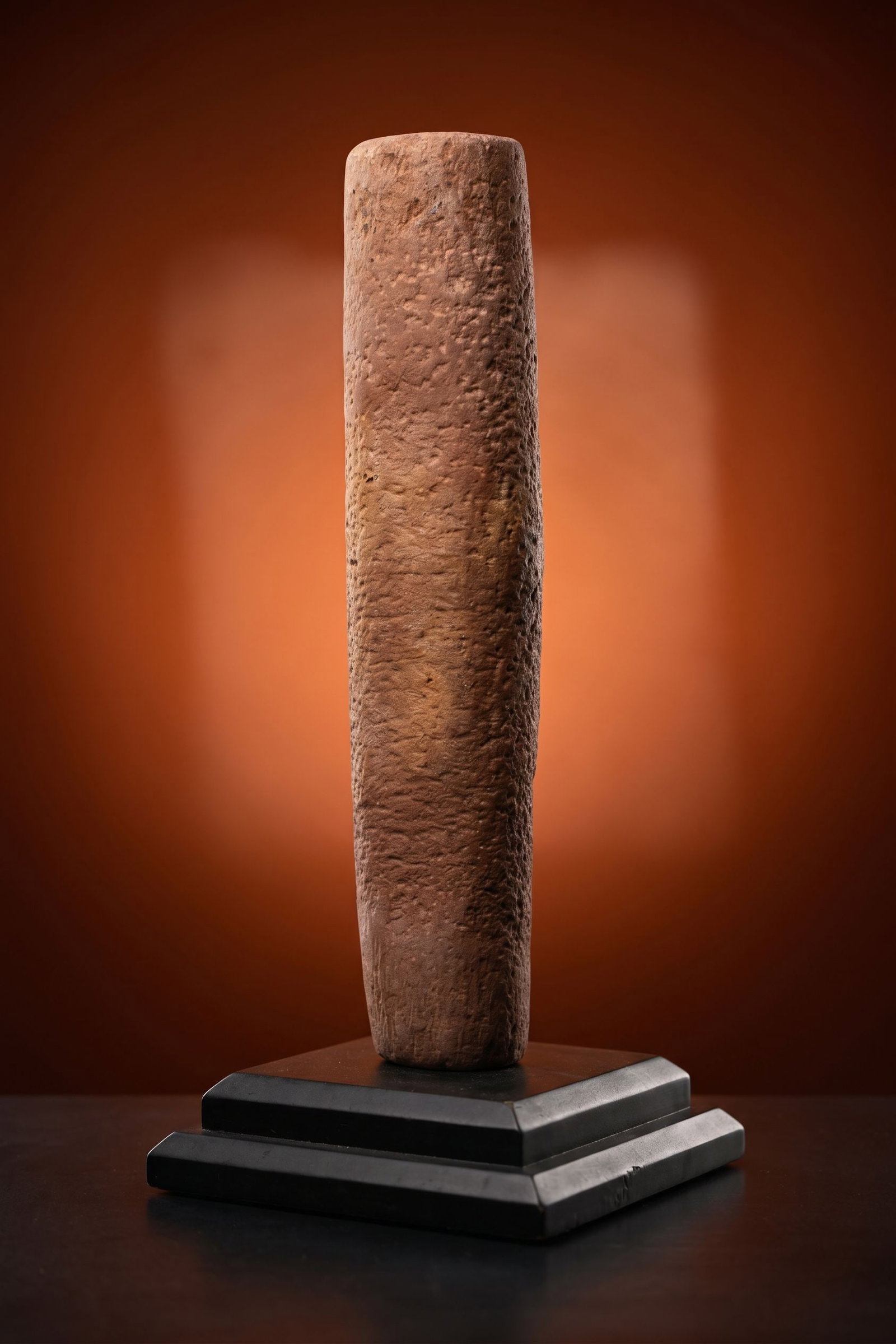 7000-8000 Year Old Tenerian Stone Tool: According to research about 12,000 years ago, global climate shifts redirected Africa's seasonal monsoons northward, bringing rainfall to a vast expanse of the modern Sahara. This led to the formation