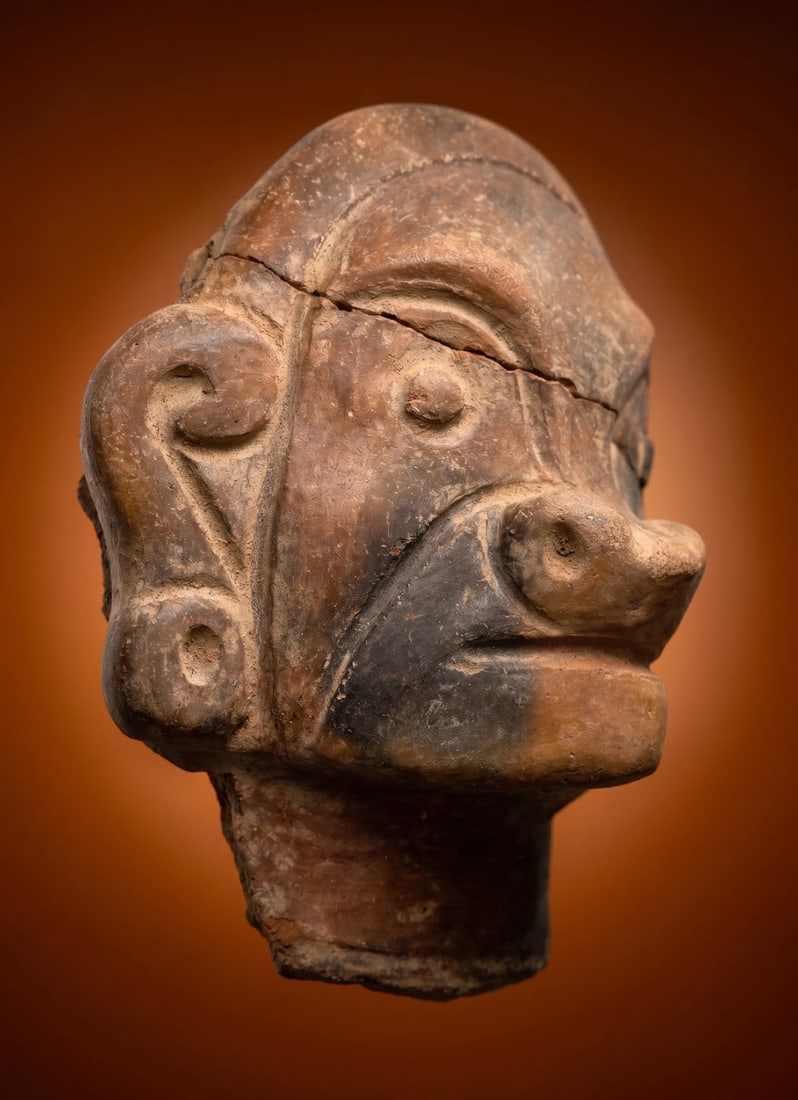 Rare Ancient Anthropomorphic Sculpture Fragment Venezuela 1000 BC (1 of 6)