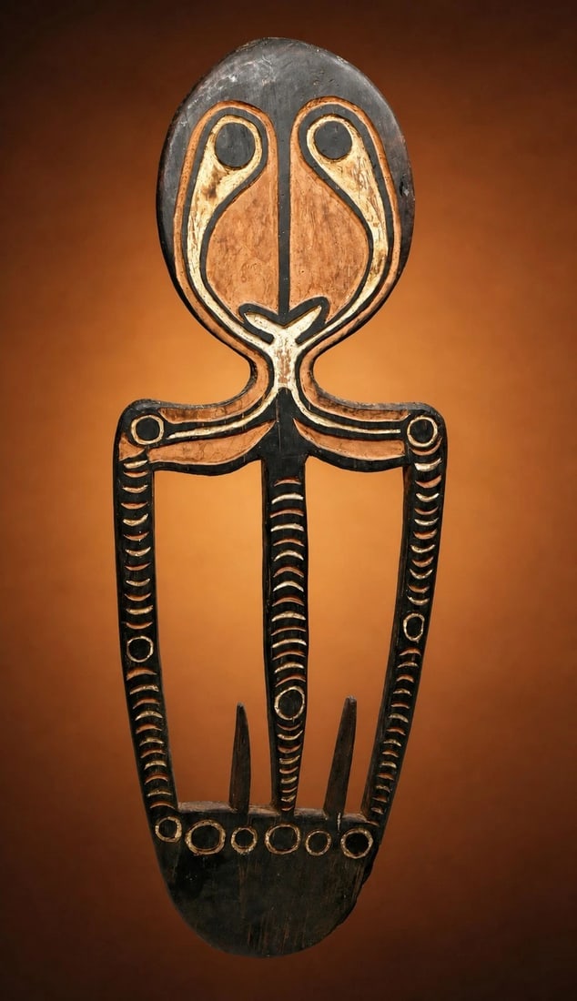 A Kerewa Skull Rack Collected prior to 1980 (1 of 6)