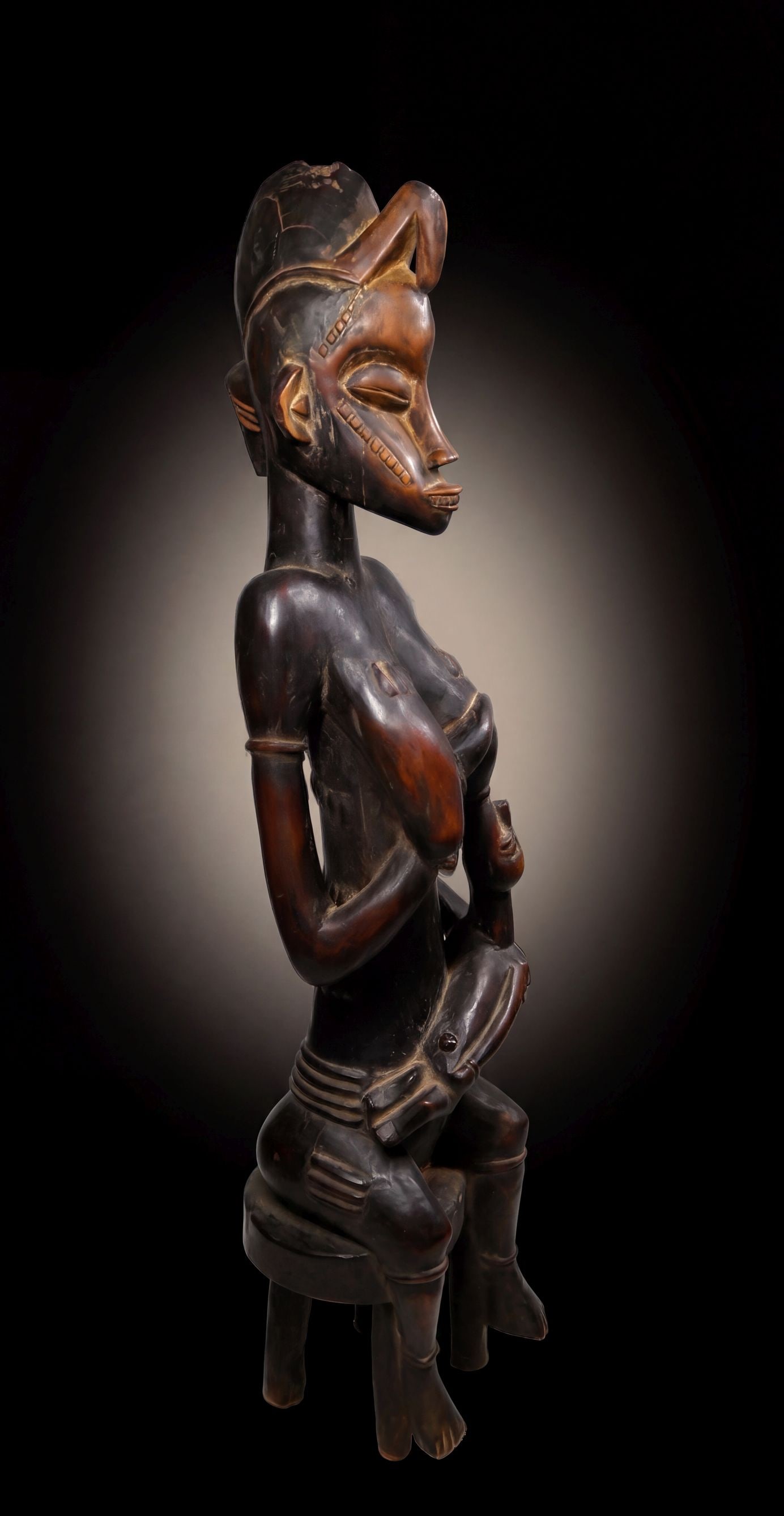 A Senufo Maternity Sculpture