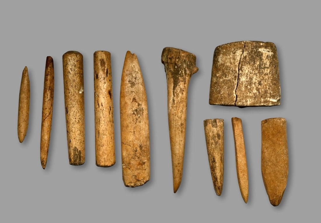 Rare Ancient Bone Beads, Talismans from Venezuela 1000 BC