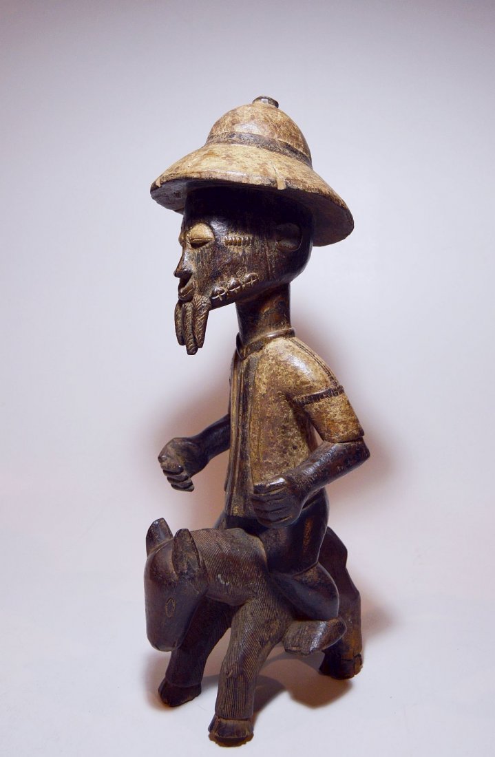 Baule Colonial style Horse & Rider, African Art (1 of 5)