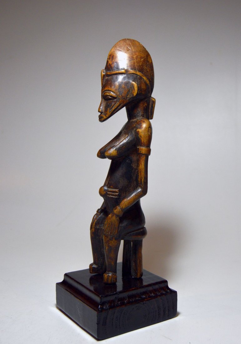 Vintage Senufo Female seated on stool, African Art (1 of 5)