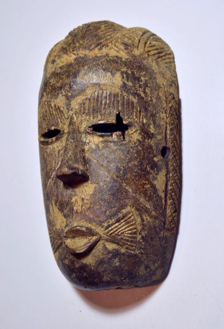 Rare old Tiv mask from Nigeria, African Tribal Art (1 of 7)