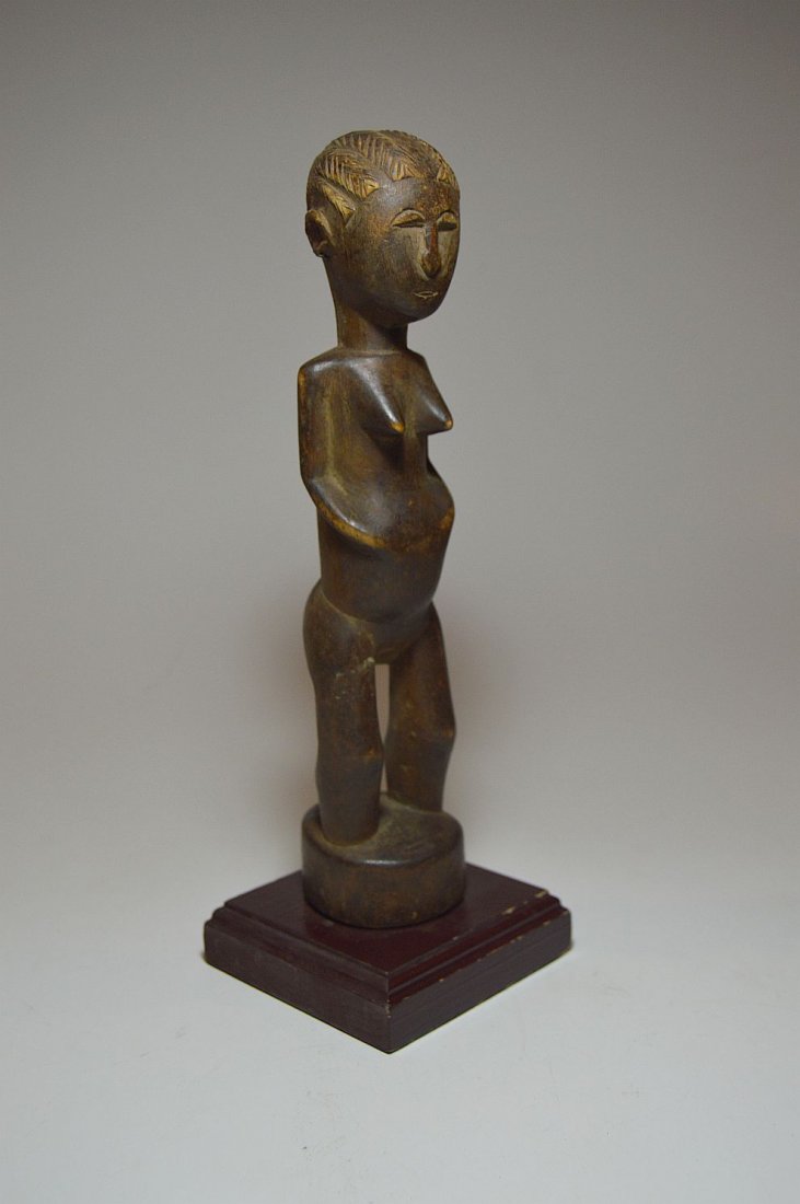 A fine Old Baule female sculpture, African Art (1 of 5)