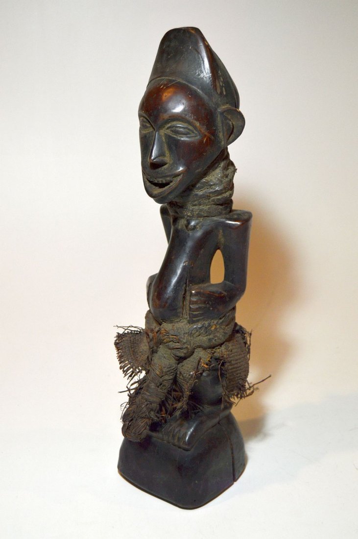 Songye Male sculpture with Wonderful Broad Smile (1 of 5)