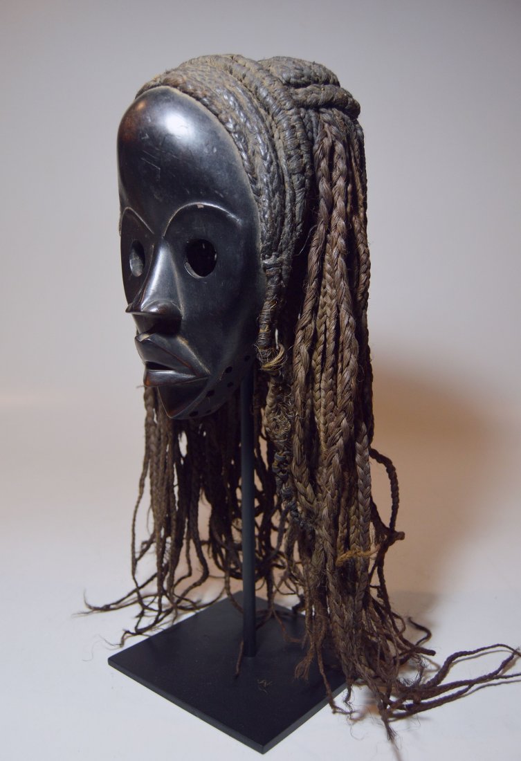 A Fine Dan Poro Society African mask with Headdress (1 of 5)
